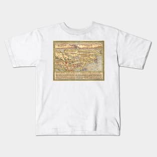 Ancient America Map 2 Kids T-Shirt